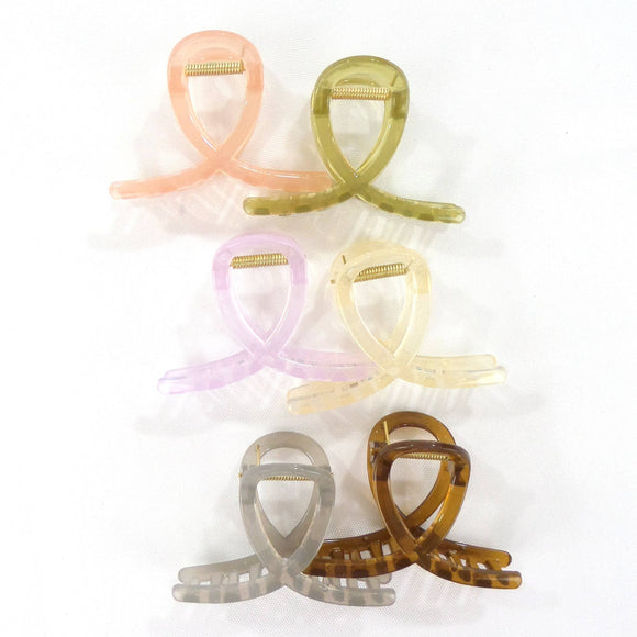 Jelly Curved Claw Clips