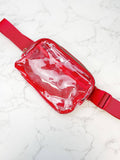 Everyday Clear Belt Bag Red/Yellow KC