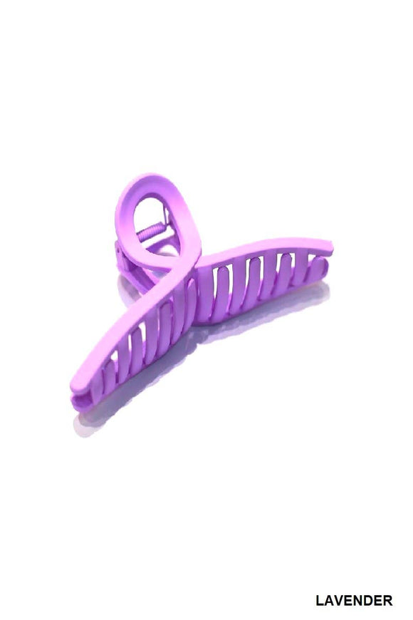 .._ TWISTED HAIR CLAW CLIPS: LAVENDER-164542 / OS