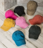 Washed Cotton Ball Cap